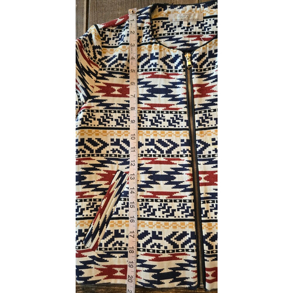 Zara Multicolor Patterned Blazer - Picture 11 of 12